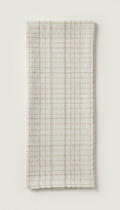 Textured Linen Hand Towel with Gold Trim